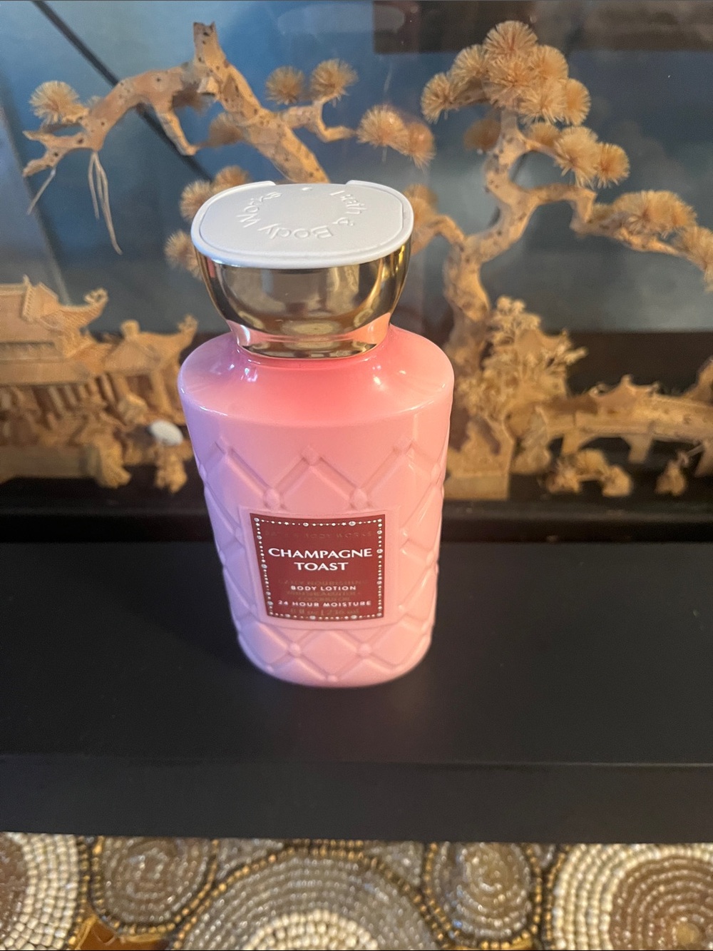 Bath & Body Works Pink Champagne Toast Body Lotion with Gold Cap